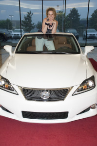 Melinda June 1 Lexus convertible